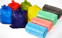 Design Industrial Plastic Garbage Bags With Logo