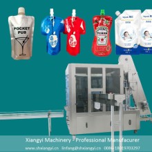 automatic pouch filling and capping sealing machine /spout pouch filling machine