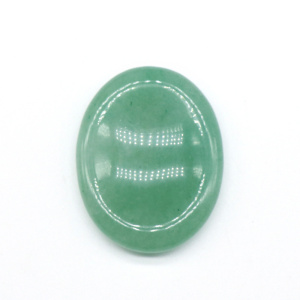 Green Aventurine pulgar preocupación de piedra ansiedad curación de la terapia de cristal alivio