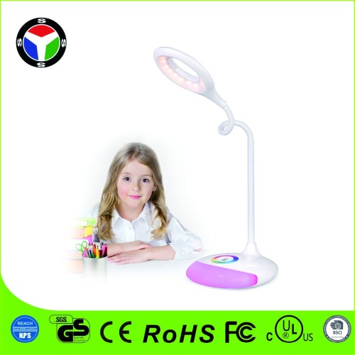 RGB Color changing Touch Switch Rechargeable Atmosphere LED Reading lamps