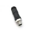 M12 L-Code Power Connector Male Male Straight 5Pin