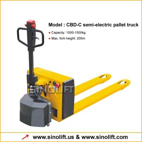 CBD-C Semi-electric Pallet Truck with CE Certificate