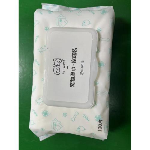 Softcare Biodegradable Pet Bayi Wet Wipes Tidak Disentak OEM