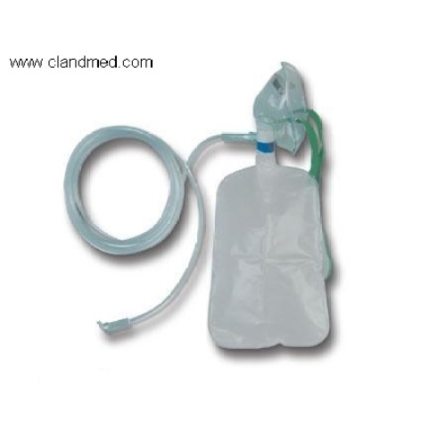 Medical Disposable Oxygen Mask With Reservior Bag