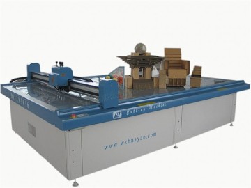 carton box sample folding cutting machine