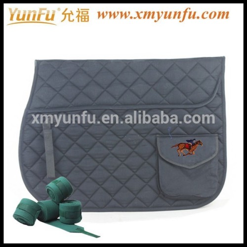 All Colors are Available Polycotton English Saddle Pad