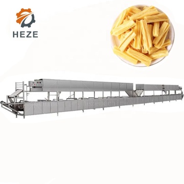 Deep Fried Bean Curd Skin and Cheese Stick Gathia Frying Machine