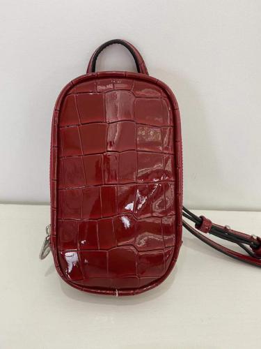スタイリッシュなアリゲーターパターンマルチカラー携帯電話バッグ