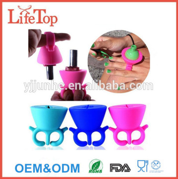 Creative Design Anti-Spill Nail Polish Bottle Holder Ring