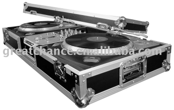 2 TURNTABLES / 10" MIXER DJ COFFIN - BATTLE STYLE