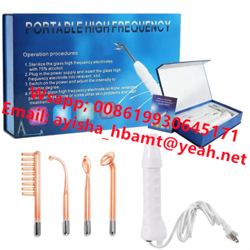 High Frequency Facial Wand Portable Handheld Skin Therapy Machine