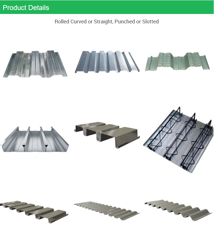 Embossed Trapezoidal Metal Floor Deck Panel Roll Forming Machine Prices