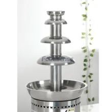 Making Chocolate Fountain with Hot Chocolate Fondue Pot