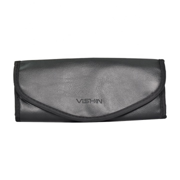 Foldable PU Leather Makeup Brush Organizer Bag