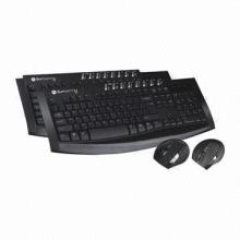 2.4GHz Wireless Multimedia Keyboards with Best Elastic Key-press, High-clearness Laser Characters