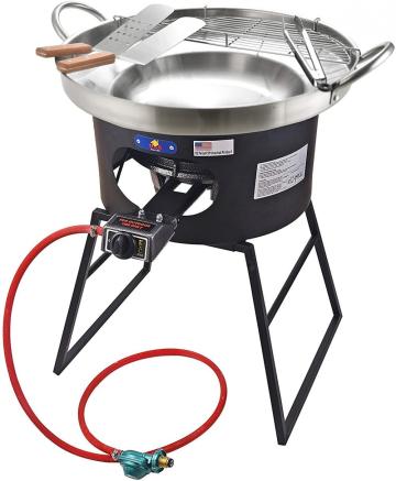 Outdoor Cooking Set With Comal burner and Stand