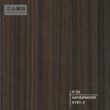 PVC vacuum formed sandalwood wood grain