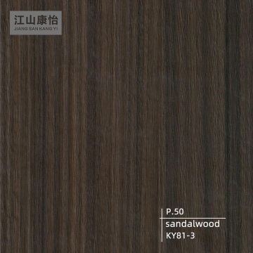 PVC vacuum formed sandalwood wood grain