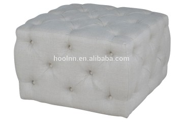 Antique Tufted Upholstered Ottoman