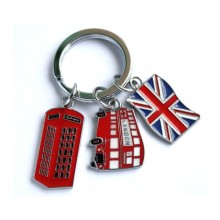 UK icons souvenir metal keychain