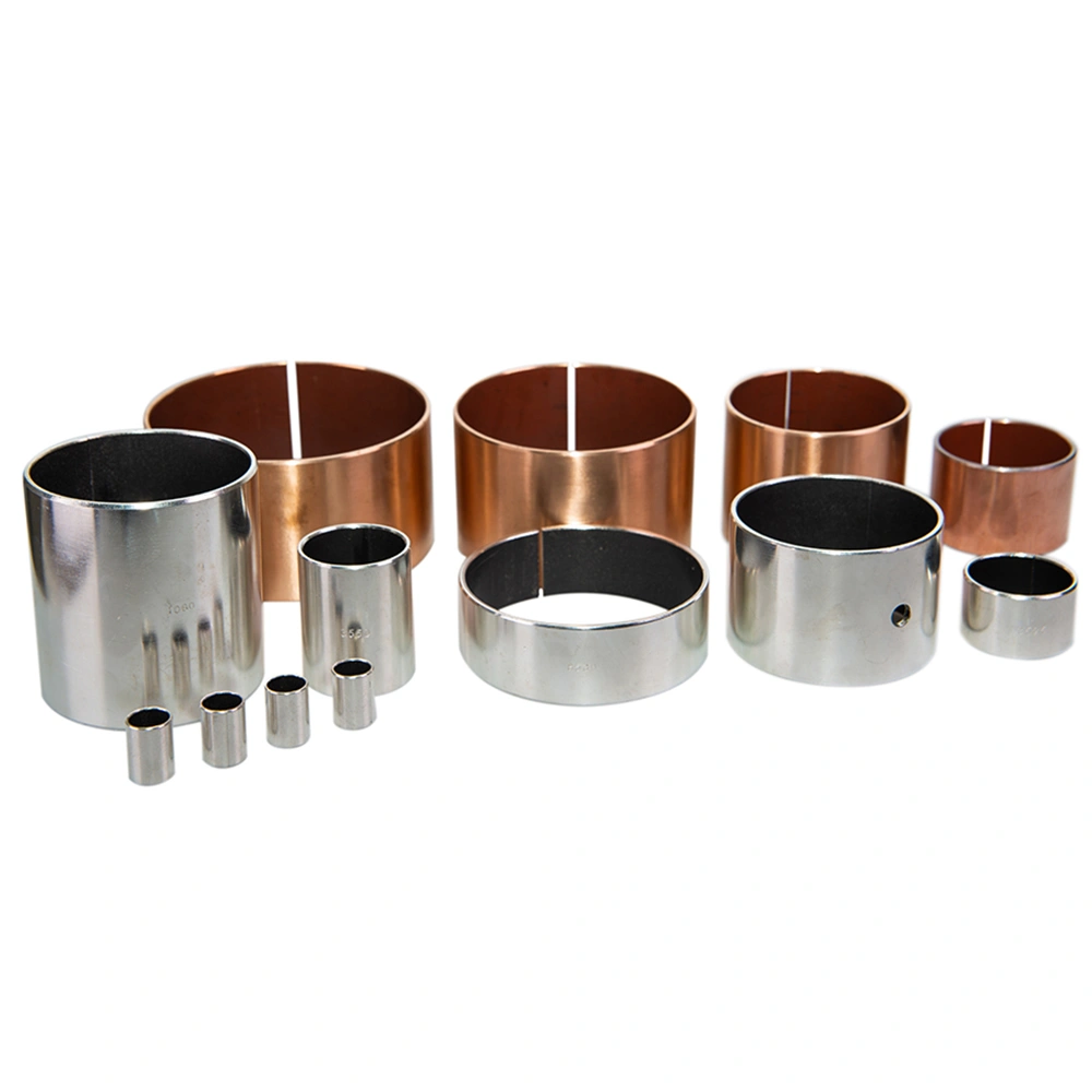 Customize Different Styles of Bronze Base and PTFE Self-lubricating Machinery Bushing.