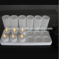 Ensemble de bougies LED rechargeables avec chargeur