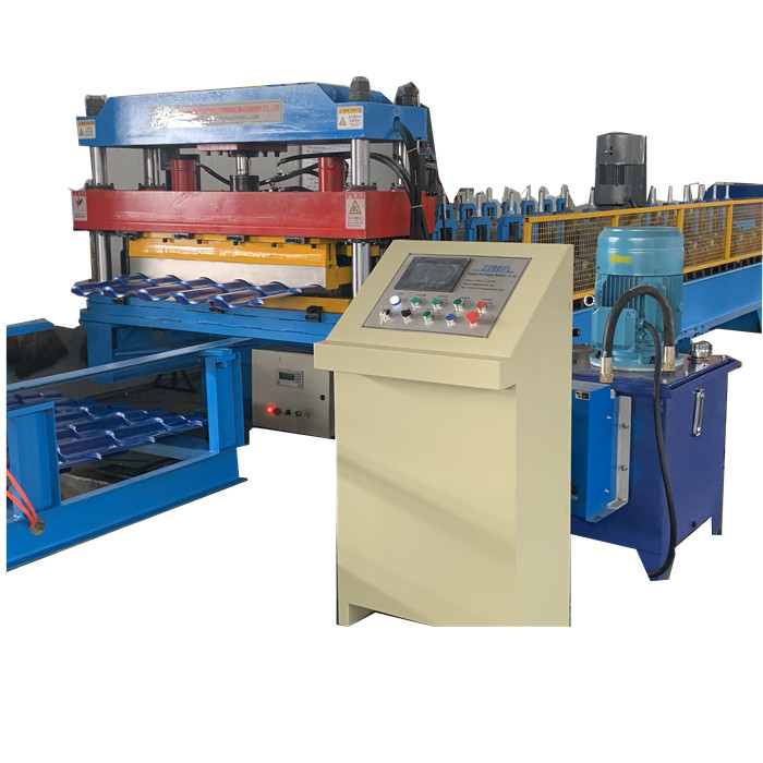 Double profile rolling shutters machine two head shutter salt door roll forming machine