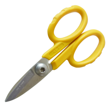 Fiber Optic Kevlar Scissors Vanadium Steel