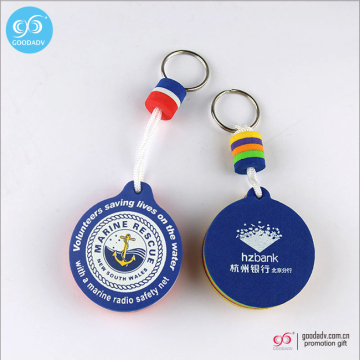 Machining custom company logo promotion gift eva keychain