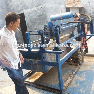 Sun drying egg tray machine