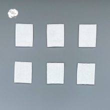 Various colors of cotton pads