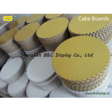 Cake Bakery Boards, Cake Hardboard Drums, Mon Cake Tray avec papier en aluminium avec SGS (B &amp; C-K082)