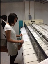 hotal laundry Automatic sheet Ironing Machine