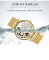 BELONING Herenhorloge RD62003M Hoge kwaliteit heren automatisch mechanisch horloge Casual waterdichte horloges Herenpols