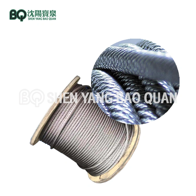 Tower Crane Steel Wire Rope 22mm 35X7/35wx7/35wxk7 - China Steel Wire Rope,  Compacted Steel Wire Rope