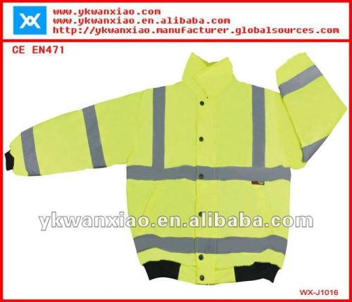 fluorescent jacket with high visibility,fluorescent jacket with zipper,fluorescent yellow jacket with snap button