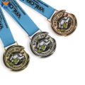 Pingat Glitter Race Finisher Custom Metal