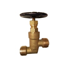 Low pressure external thread bronze stop check valve