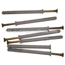 Anchor Screw With Plastic Nylon Wall Plug