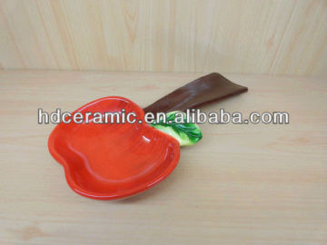 ceramic apple spoon rest