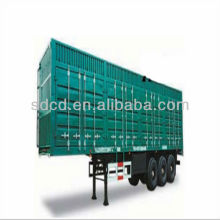 China manufacturing 3 axles utility van transportation loading semi trailers for transportation