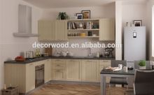 Modern white lacquer small kitchen idea for tiny home or office