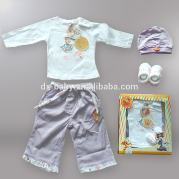 2016 wholesale kid clothing baby gift set baby clothing