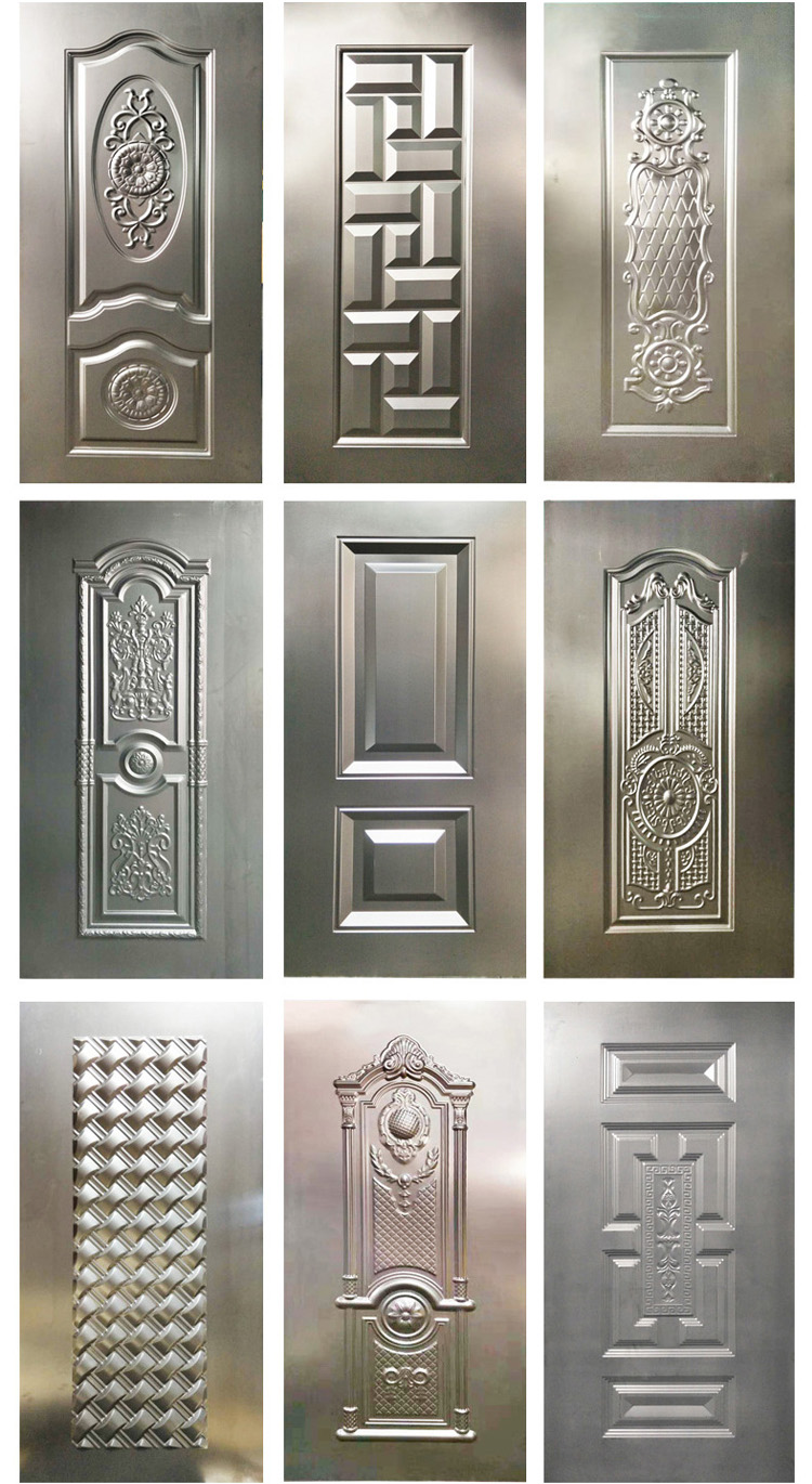 metal door skin mould embossing designs chapa puerta metal