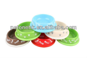 Melamine Fish/Paw bowl for pet/raised pet feeders