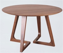 DT11 Rectangle Wooden Table Rubberwood Solid