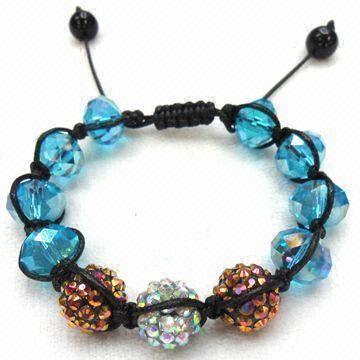 Indigenous Shamballa Bracelet, Comes in Various Colors and Materials