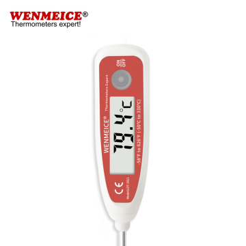 เครื่องวัดอุณหภูมิดิจิตอล Long Stem ในห้องปฏิบัติการ +/- 0.5 ° C ความแม่นยำ