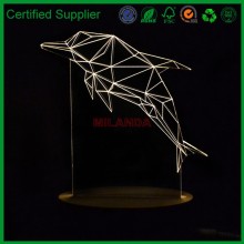 Milanda 3D dolphin christmas tree led light, wood desk lamp, dolphin night lamp