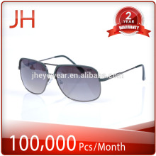 Big Square Metal Sunglass Fashionable Designer Stainless Steel Sunglass for Male Sunglass
